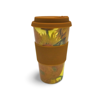 Typisch Hollands Coffee to Go beker - Zonnebloemen (travelmug)