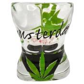 Typisch Hollands Schnapsglas Torso - Mann - Cannabis