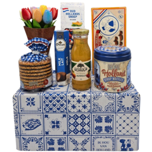 www.typisch-hollands-geschenkpakket.nl Typisches niederländisches Delikatessenpaket (Delfter Blaubox)