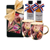 Typisch Hollands Geschenkbox Tassen 2 Stück (mit 2 Kaffeelikören)