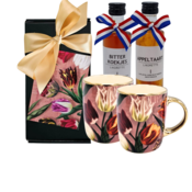 Typisch Hollands Geschenkdoos Mokken 2 stuks (met 2 koffie-likorettes)