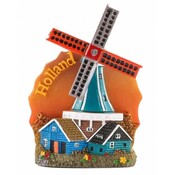 Typisch Hollands Magneet - Molen Holland (draaiende wieken)