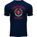 Holland fashion T-Shirt- Donkerblauw Amsterdam  - University