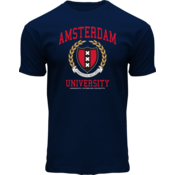Holland fashion T-Shirt - Dunkelblau Amsterdam - Universität