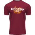 Fox Originals T-Shirt- Bordeaux Amsterdam - Est 1275
