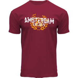 Fox Originals T-Shirt- Bordeaux Amsterdam - Est 1275