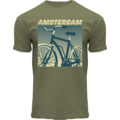 Fox Originals T-Shirt - Amsterdam Bike photo - Army -retro