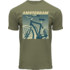 Holland fashion T-Shirt - Amsterdam Fahrradfoto - Armee -Retro