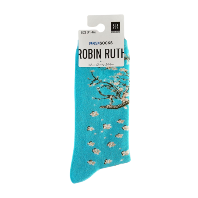 Holland sokken Herrensocken Vincent van Gogh Mandelblüte