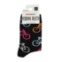 Typisch Hollands Women's socks - Cycling - Black with neon-colored bicycles
