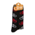 Holland sokken Men's socks - Cycling - Black, white and red bicycles