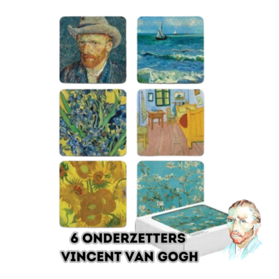 Typisch Hollands Coasters Vincent van Gogh - in box