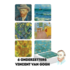 Typisch Hollands Onderzetters Vincent van Gogh - in doosje