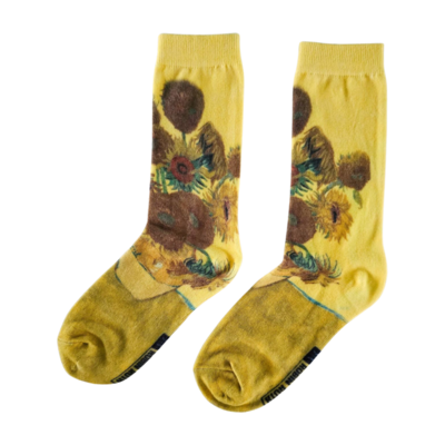 Typisch Hollands Damensocken Vincent van Gogh Sonnenblumen (all-over)