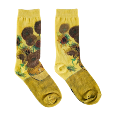 Typisch Hollands Damensocken Vincent van Gogh Sonnenblumen (all-over)