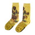 Typisch Hollands Damensocken mit Vincent van Gogh Sonnenblumen (flächendeckend)