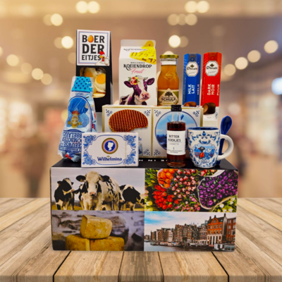 Typisch Hollands Typisches niederländisches Delikatessenpaket (Luxus-Fotobox)