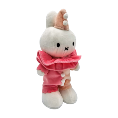 Typisch Hollands Miffy cuddly toy - Miffy as a clown 24cm