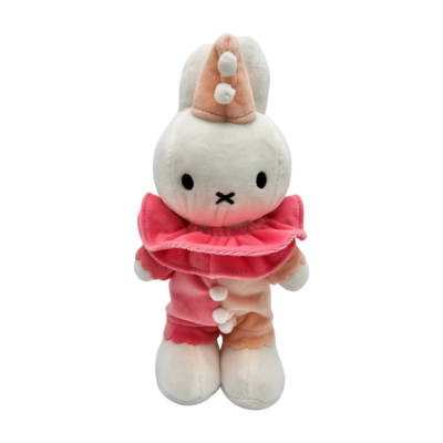 Nijntje (c) Miffy cuddly toy - Miffy as a clown 24cm