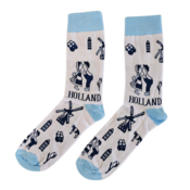 TTD Gifts Socks Delft blue size 40-46