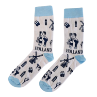TTD Gifts Sokken Delfts blauw maat 40-46