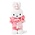 Nijntje (c) Miffy cuddly toy - Miffy as a clown 24cm