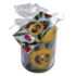 Typisch Hollands Stroopwafels in a stylish tin with tulip decoration - foil, ribbon and matching card