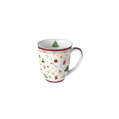 Typisch Hollands Christmas Mug - Christmas Ornaments Red