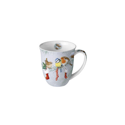 Typisch Hollands Christmas mug - Birds - Christmas socks