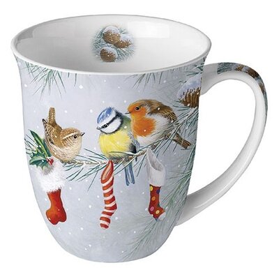 Typisch Hollands Christmas mug - Birds - Christmas socks