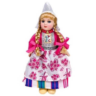 Matix Doll - Pink - Holland Girl 20 cm - in Transparent gift packaging
