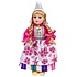 Typisch Hollands Doll - Pink - Holland Girl 20 cm - in Transparent gift packaging