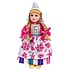 Typisch Hollands Puppe - Rosa - Holland Girl 20 cm - in transparenter Geschenkverpackung