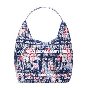 Robin Ruth Fashion Große Umhängetasche Bag Amsterdam - Blau - Blumen