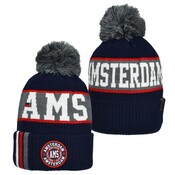 Typisch Hollands Korte Muts Amsterdam Blauw met Amsterdam patch