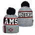 Typisch Hollands Muts Amsterdam Grijs met Amsterdam patch