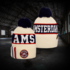 Typisch Hollands Kurzer Hut Amsterdam Weiß mit Amsterdam-Aufnäher