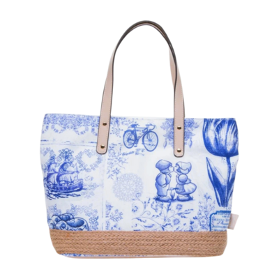 Robin Ruth Fashion Dames shopper Scarlett - Delfts blauw