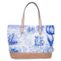 Robin Ruth Fashion Dames shopper Scarlett - Delfts blauw