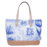 Robin Ruth Fashion Dames shopper Scarlett - Delfts blauw