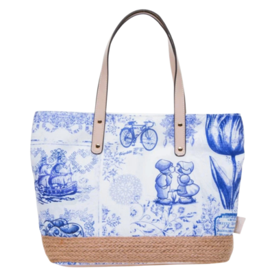 Robin Ruth Fashion Dames shopper Scarlett - Delfts blauw