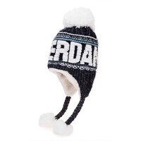 Robin Ruth Fashion Amsterdam Beanie - with white pom-poms