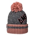 Robin Ruth Fashion Hat Amsterdam with Bolletje (grey-pink-black)