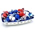 Typisch Hollands Delft blue bowl with luxurious praline chocolate balls.