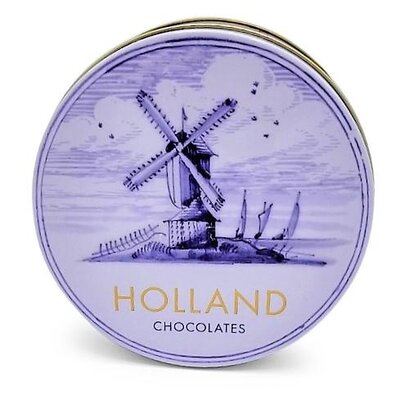 Typisch Hollands Delfts blauw-Holland blik (chocolade)