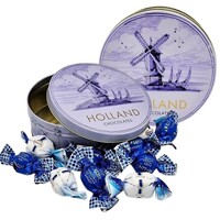 Typisch Hollands Delfts blauw-Holland blik (chocolade)