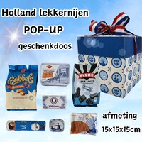 www.typisch-hollands-geschenkpakket.nl Holland POP-UP-Geschenkbox – niederländische Leckereien