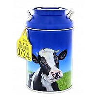 Typisch Hollands Milk can (piggy bank) filled with sweet cow liquorice.