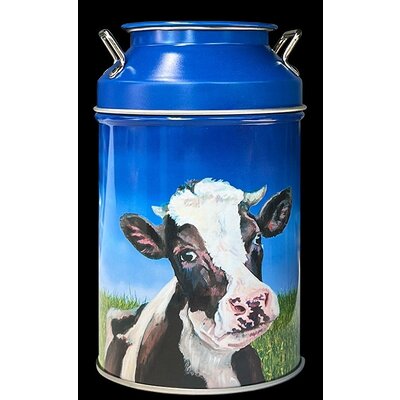 Typisch Hollands Milk can (piggy bank) filled with sweet cow liquorice.
