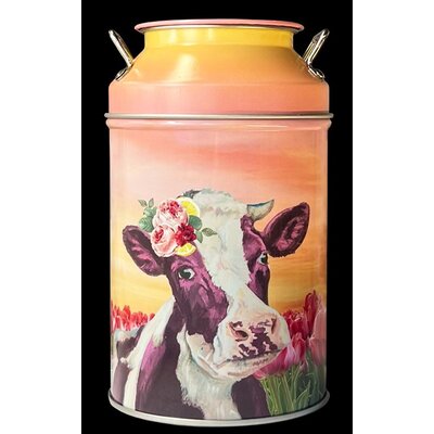 Typisch Hollands Milk can (piggy bank) filled with fruity cow liquorice.